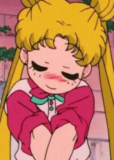 🥰 bf5c679b Sailor Moon аниме, мультфильм, персонаж, луна, девушка telegram sticker