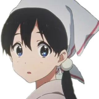 😯 a1e2cc10 动漫女孩, 卡通, 可爱, 贴纸, 女孩, 年轻 telegram sticker