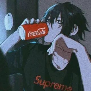 🖤 a420a566 Coca-Cola อนิเมะ, โคคา-โคล่า, Supreme, การ์ตูน, เด็กผู้ชาย, เครื่องดื่ม telegram sticker
