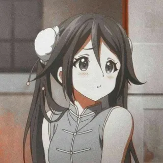 😕 09891190 Gadis anime, Kartun, Ilustrasi, Karakter, Manga, Lucu telegram sticker