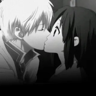 ❤️ 0c42b7e3 Anime, Ciuman, Romantis, Cinta, Kasih sayang, Pasangan telegram sticker