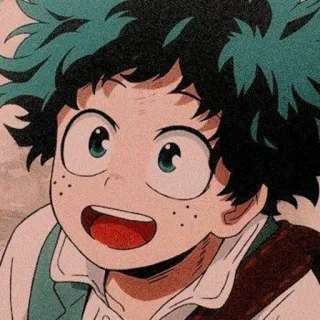 😍 6282a2dc Izuku Midoriya My Hero Academia Anime, My Hero Academia, Izuku Midoriya, MHA, Deku telegram sticker