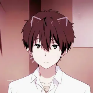 ☯ b370ba3e Anime, Kartun, Anak laki-laki, Karakter, Imut, Telinga kucing, Gambar telegram sticker