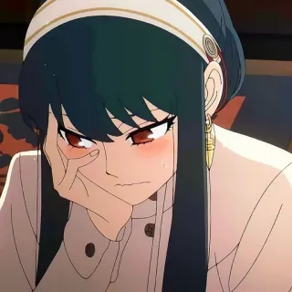 ❤️ 00eecf30 Yor Forger Spy x Family animé, Yor Forger, Spy x Family, dessin animé, personnage, femme telegram sticker