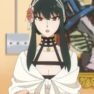 ❤️ 2e460f42 Yor Forger Spy x Family Anime, Spy x Family, Yor Forger, Dessin animé, Personnage, Femme telegram sticker