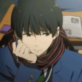 💛 3a73fead アニメ, 男の子, 学校, 制服, キャラクター telegram sticker