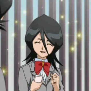 🍁 867e1b86 Rukia Kuchiki Bleach Anime, Manga, Kartun, Jepang, Rukia Kuchiki, Bleach, Gadis whatsapp sticker