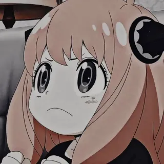 😤 155102bb Anya Forger Spy x Family アニメ, SPY×FAMILY, アーニャ・フォージャー, キャラクター, 女の子, かわいい, アニメ telegram sticker