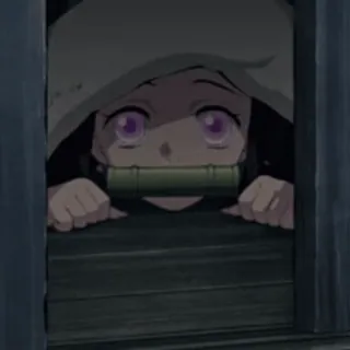 🖤 b5d7059e Nezuko Kamado Demon Slayer アニメ, 鬼滅の刃, 禰豆子, 竈門禰豆子 whatsapp sticker