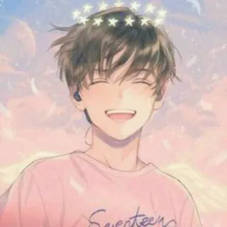 😄 85df2ac7 Seventeen Аниме, Парень, Семнадцать, Kpop telegram sticker