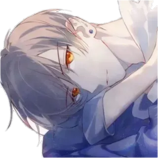 🙄 eb8b9f5c Аниме, Манга, Парень, Персонаж, Искусство, Иллюстрация telegram sticker