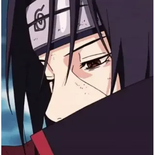 ☯ 031aba19 Itachi Uchiha Naruto 动漫, 火影忍者, 鼬, 宇智波, 忍者, 漫画 whatsapp sticker