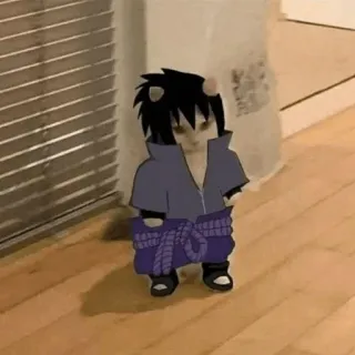 Standing Cat Anime @Icarusfalls whatsapp stickers