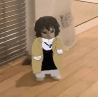 🐈 bd564433 кот, аниме, мультфильм, животное, наклейка telegram sticker