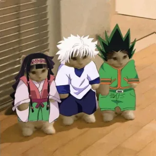 🐈 cf18e1ee Gon Freecss Hunter x Hunter Аниме, Hunter x Hunter, Гон, Киллуа, Аллука telegram sticker