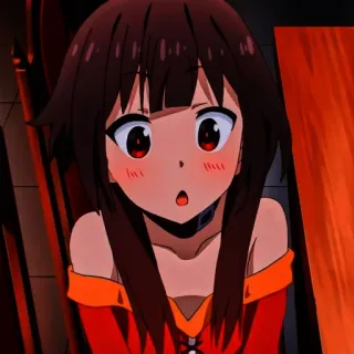 ✨ c6b624ed Megumin Konosuba Anime, Konosuba, Megumin, Dễ thương, Kawaii, Ma thuật nổ telegram sticker