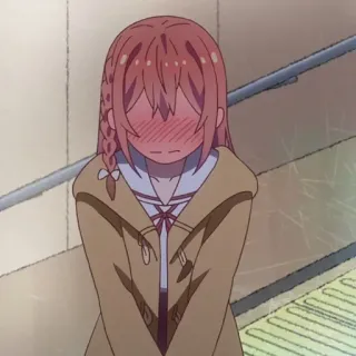 ✨ c9dd0f53 Sumi Sakurasawa Rent-A-Girlfriend anime, cô gái, đỏ mặt, Sumi Sakurasawa, dễ thương, Rent-a-Girlfriend, e thẹn telegram sticker