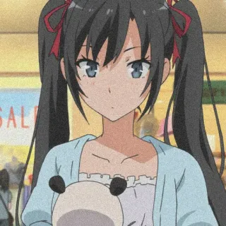 💌 8c4758a4 Anime, Mädchen, Süß, Cartoon, Figur, Zöpfe telegram sticker