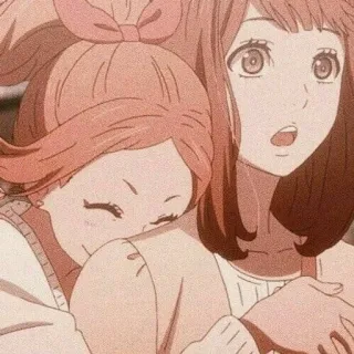 🌟 9d57ddd3 chicas anime, amistad, lindo, dibujos animados telegram sticker