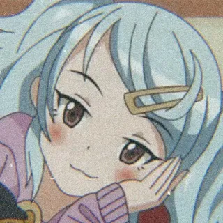 🌟 f1526111 Anime, Chica, Dibujo animado, Lindo, Personaje telegram sticker