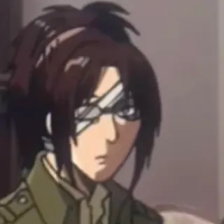 🌚 a4d28610 Hanji Zoe Attack on Titan hanji, hanji zoe, attack on titan, anime, character telegram sticker