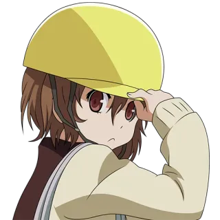 😒 ac726fbc anime, girl, character, sticker, cute, cartoon, manga telegram sticker