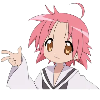 ✌ e2e52470 Akari Akaza YuruYuri anime, manga, cute, character, yuruyuri, akari akaza telegram sticker