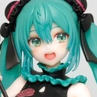 ☺️ c519a072 Hatsune Miku 动漫, Vocaloid, 初音未来, 可爱, 卡哇伊, 手办 telegram sticker