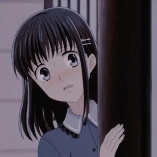 😳 4686ebce Аниме, Женщина, Девушка, Брюнетка, Волосы whatsapp sticker