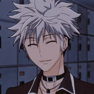 😁 6bf07271 аниме, мультфильм, улыбающийся, мальчик, милый, манга whatsapp sticker