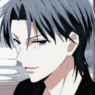 😈 ee55048f Аниме, Манга, Мужчина, Мужской, Персонаж, Портрет whatsapp sticker