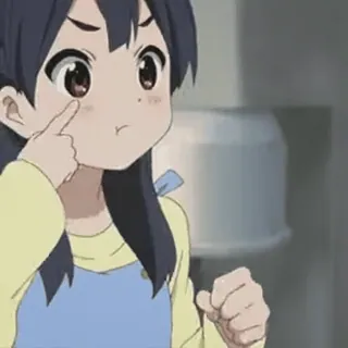 🖤 25c30a79 animé, fille, dessin animé, manga, personnage whatsapp sticker