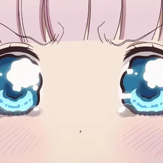 🖤 9842511d animé, dessin animé, yeux, mignon, manga whatsapp sticker