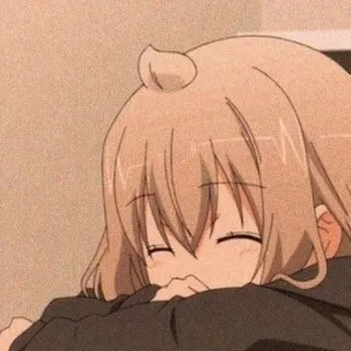 😁 1c6a2abf anime, cartoon, girl, sad, cute whatsapp sticker