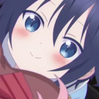 🥰 f6678b2b anime, cute, cartoon, smiling, girl, blush whatsapp sticker