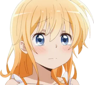 💛 fbf6db28 อนิเมะ, ผู้หญิง, น่ารัก, การ์ตูน, ผมบลอนด์, คาวาอิ telegram sticker