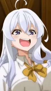 💃 54f0b91c anime, meisje, glimlachend, blij telegram sticker