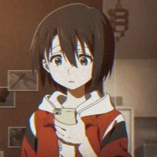 💈 7be6dabe Anime, Chica, Dibujo animado, Ilustración, Personaje telegram sticker