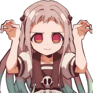 😥 04c77d71 Nene Yashiro Toilet-bound Hanako-kun Anime, Manga, Fantasma, Scuola, Spirito telegram sticker