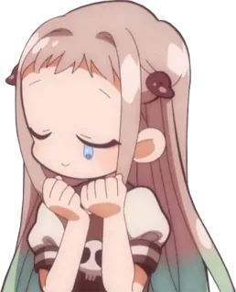 ☺️ 441f64ce Yashiro Nene Toilet-bound Hanako-kun Anime, Manga, Triste, Pianto, Carino, Ragazza telegram sticker