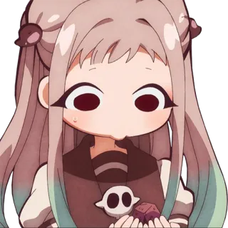 😓 ce4756fe Yashiro Nene Toilet-bound Hanako-kun Anime, Manga, Carino, Uniforme scolastica, Fantasma, Femminile telegram sticker