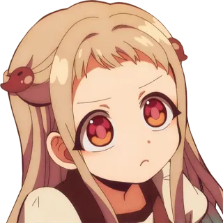 😠 df99b1b6 Nene Yashiro Toilet-bound Hanako-kun Anime, Carino, Ragazza, Nene Yashiro, Toilet-bound Hanako-kun telegram sticker