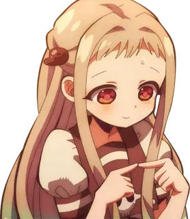 😳 ef751754 Yashiro Nene Toilet-bound Hanako-kun Anime, Manga, Carino, Ragazza, Yashiro Nene telegram sticker