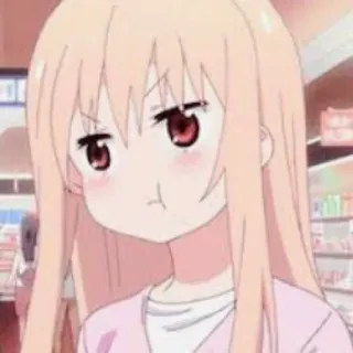 🥢 39561064 Anime, Mädchen, Erröten, Süß, Verlegen, Gelangweilt, Laden telegram sticker