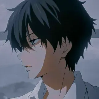 🙃 286bcfed anime, male, portrait, manga telegram sticker