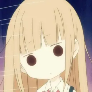 🥢 0d160227 anime, girl, cartoon, manga, illustration, character, bored telegram sticker