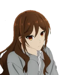 🙄 05a8a619 Hori Kyouko Horimiya Anime, Manga, Scuola, Carino, Ragazza whatsapp sticker