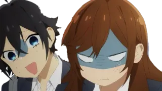 😠 19cfc546 Anime, Arrabbiato, Frustrato, Horimiya, Espressioni facciali whatsapp sticker