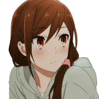 😳 2784fd03 Anime, Ragazza, Carina, Kawaii whatsapp sticker