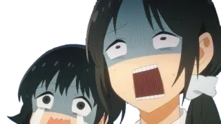 😱 36b6e51e anime, scioccato, urlo, emozionale, piangere whatsapp sticker